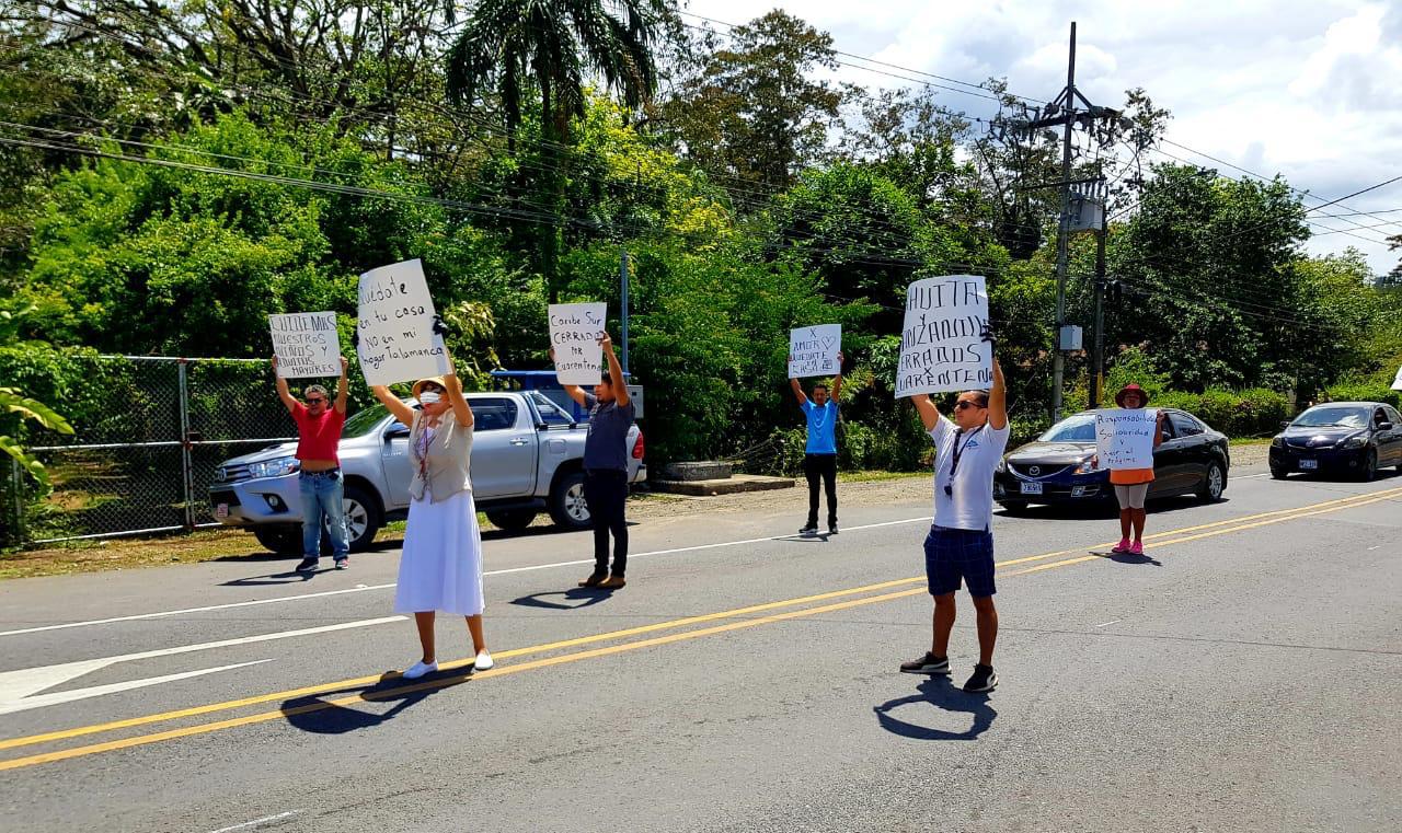 Caribe sur protesta