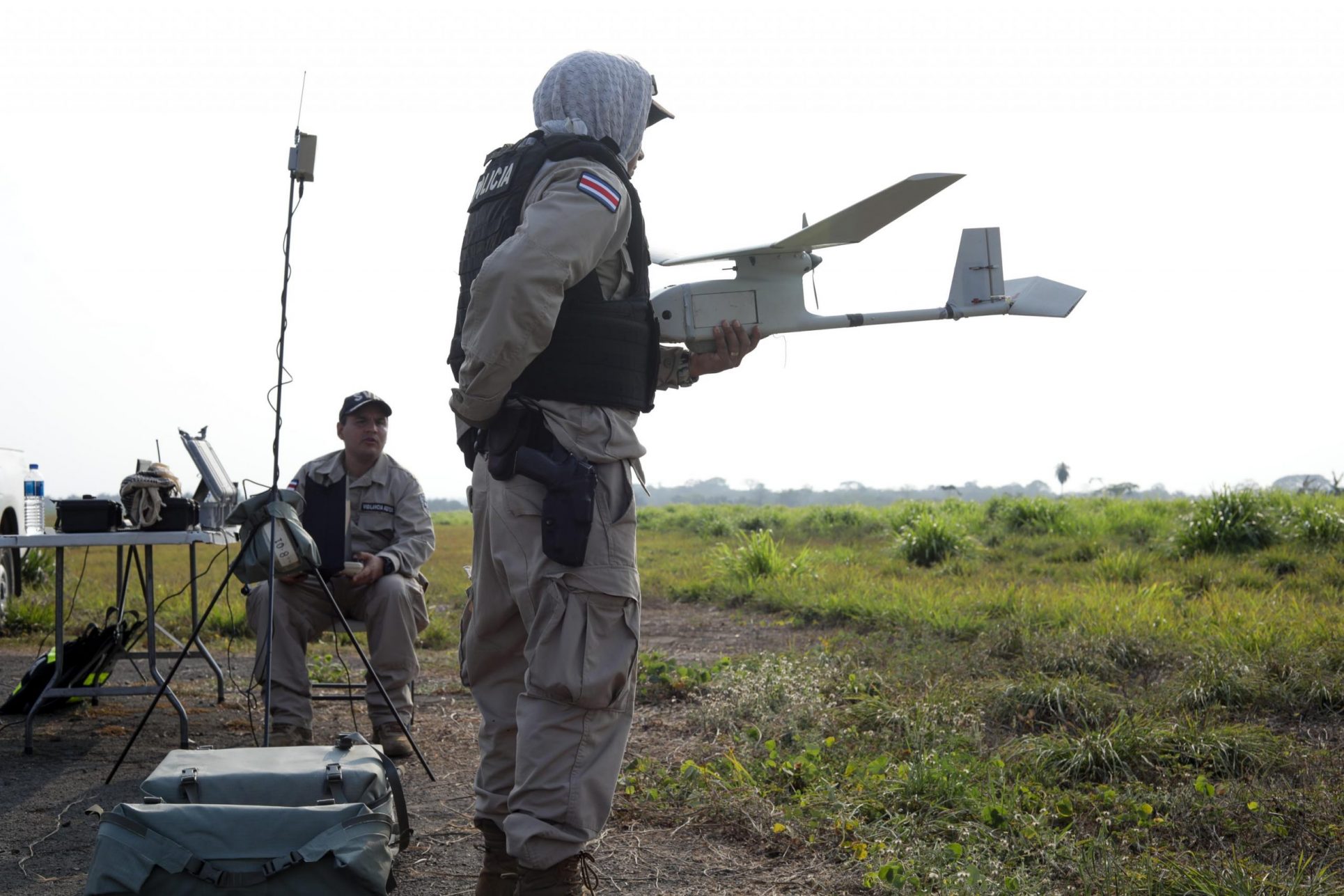 Drones de última generación mantienen vigilancia en frontera con Nicaragua