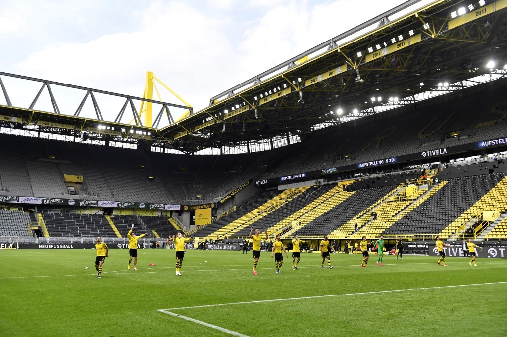 ¡Volvió el fútbol! Borussia Dortmund goleó en el regreso de Bundesliga alemana