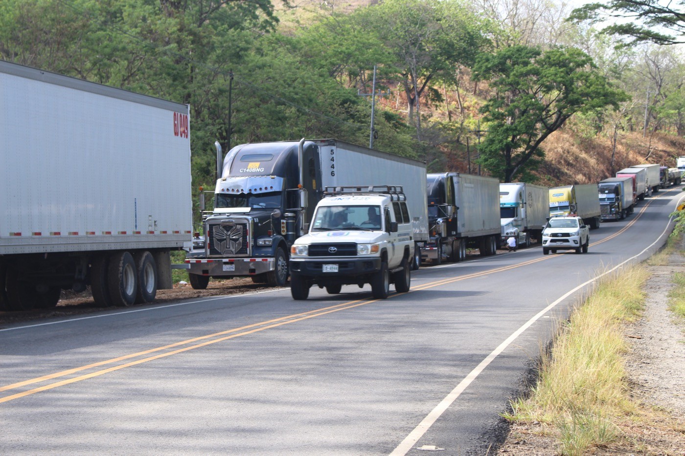 Pruebas de COVID-19 encontraron 61 transportistas positivos en frontera con Nicaragua y 2 en Panamá