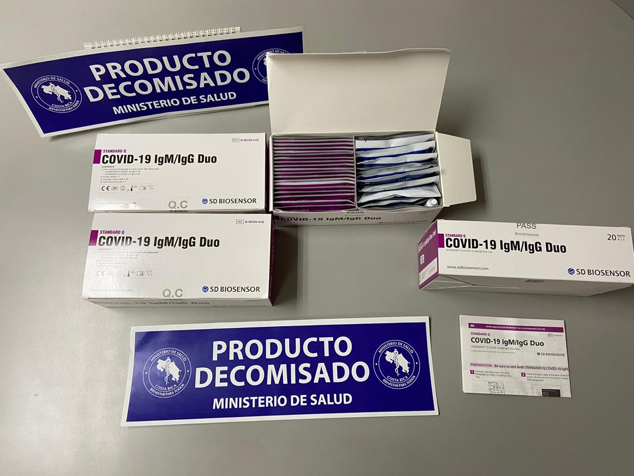 Salud decomisó pruebas rápidas de COVID-19 de médico pasajero en vuelo humanitario de Colombia