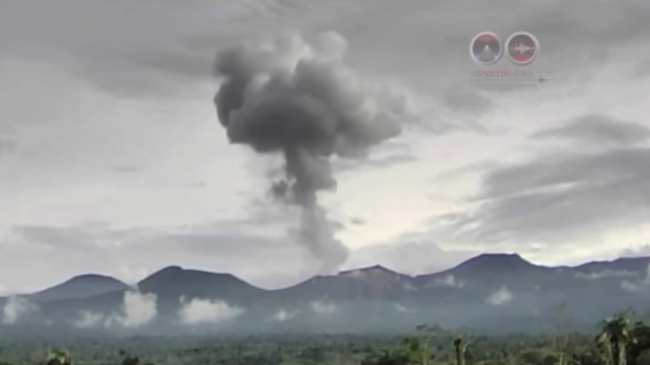 Video captó dos erupciones del volcán Rincón de la Vieja la tarde de este lunes