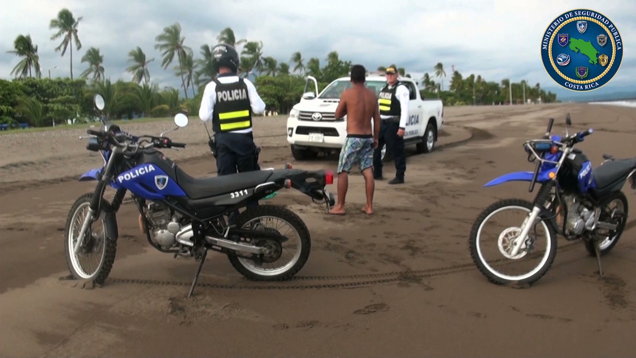 74 sancionados en Costa Rica por violar horarios de playas en pandemia
