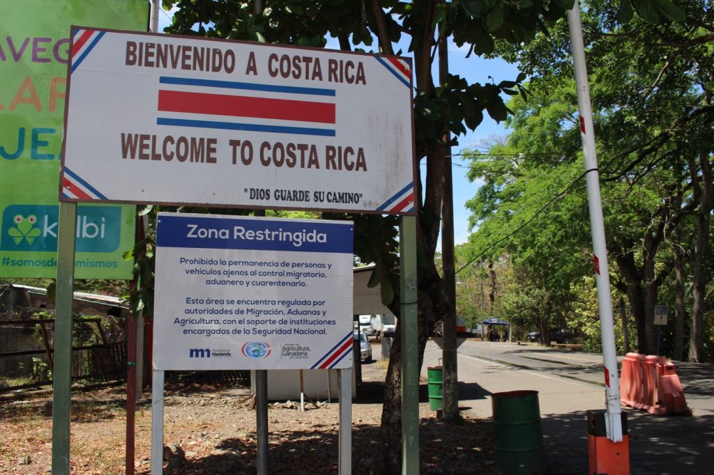 Costa Rica habilita el ingreso de extranjeros residentes por fronteras terrestres