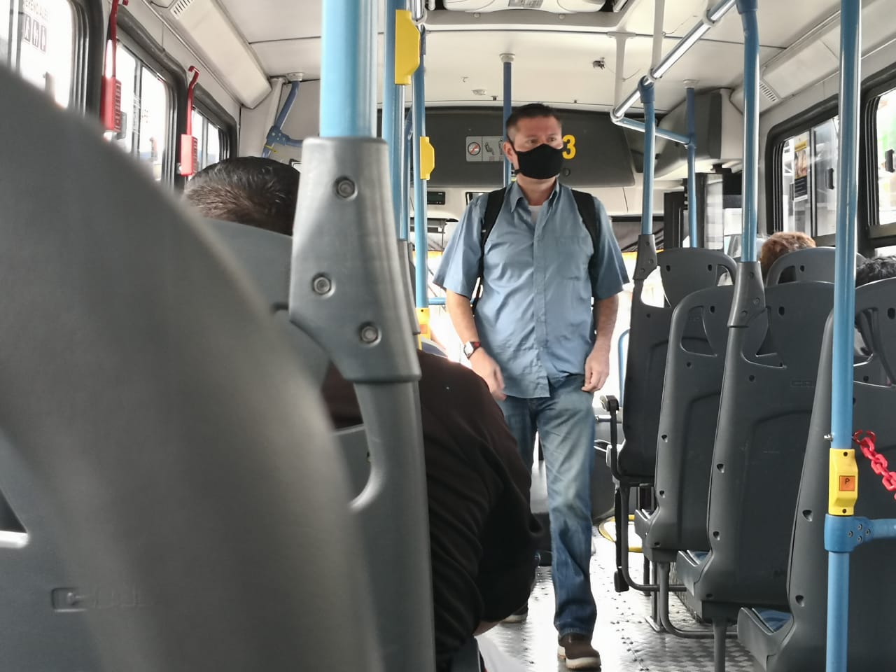 Autobuseros no permitirán ingreso de pasajeros que no usen mascarilla a partir de este miércoles