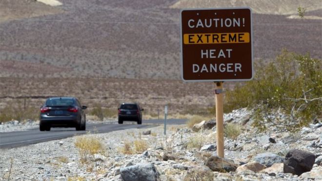 Death Valley: el valle de la Muerte en California registra “la temperatura más alta de la historia”