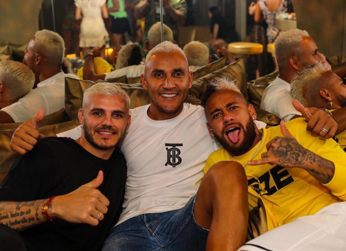 Keylor, Icardi y Neymar vacacionan en Ibiza