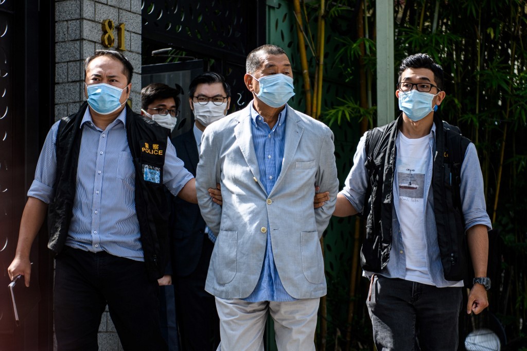 La policía de Hong Kong arresta al magnate de la prensa prodemocracia Jimmy Lai