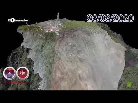 Universidad Nacional anima en 3D el antes y el después del deslizamiento en el volcán Irazú