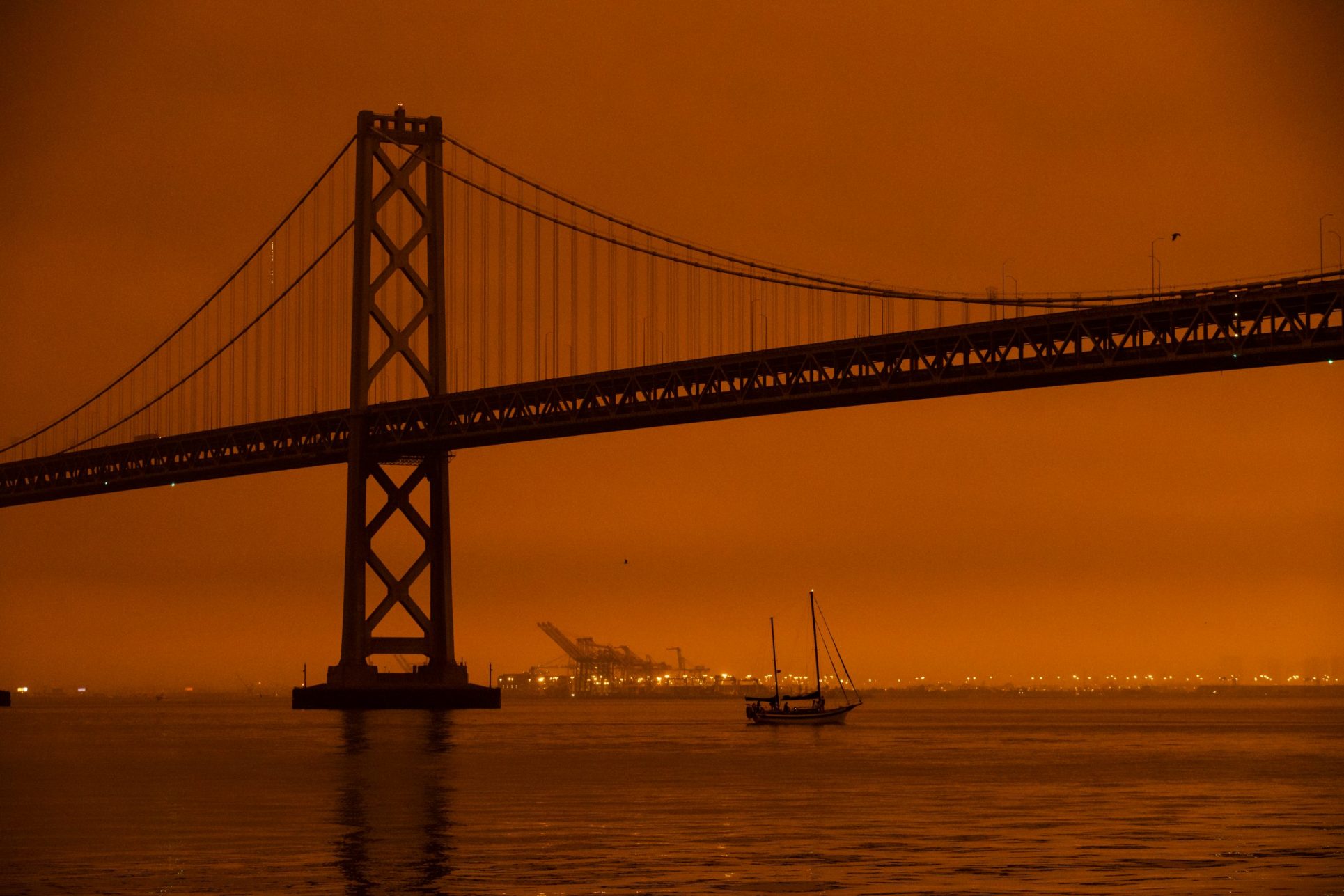 San Francisco cielo anaranjado