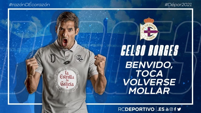 Celso Borges llega al Deportivo La Coruña para ayudar a rescatarlo de la tercera divisón