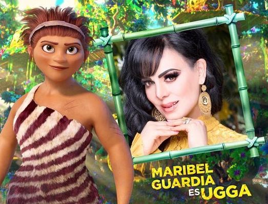 Maribel Guardia dio su voz a Ugga, personaje de la película ‘Los Croods 2’ en su versión en español