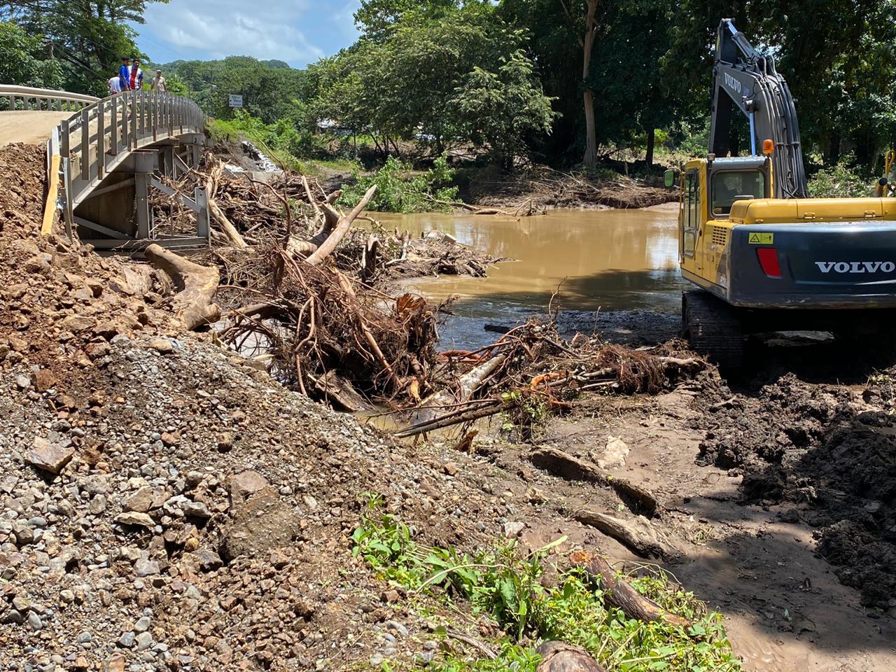 Al menos seis rutas en la región Chorotega deberán ser intervenidas con urgencia tras fuertes lluvias