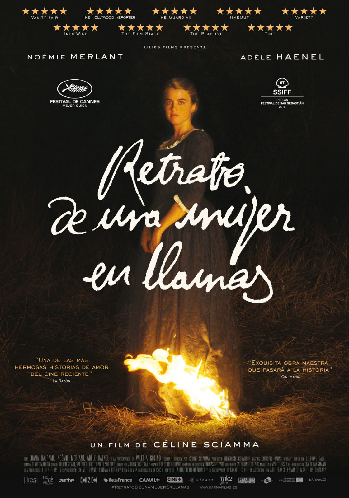 Película ‘Retrato de una mujer en llamas’ en el Magaly