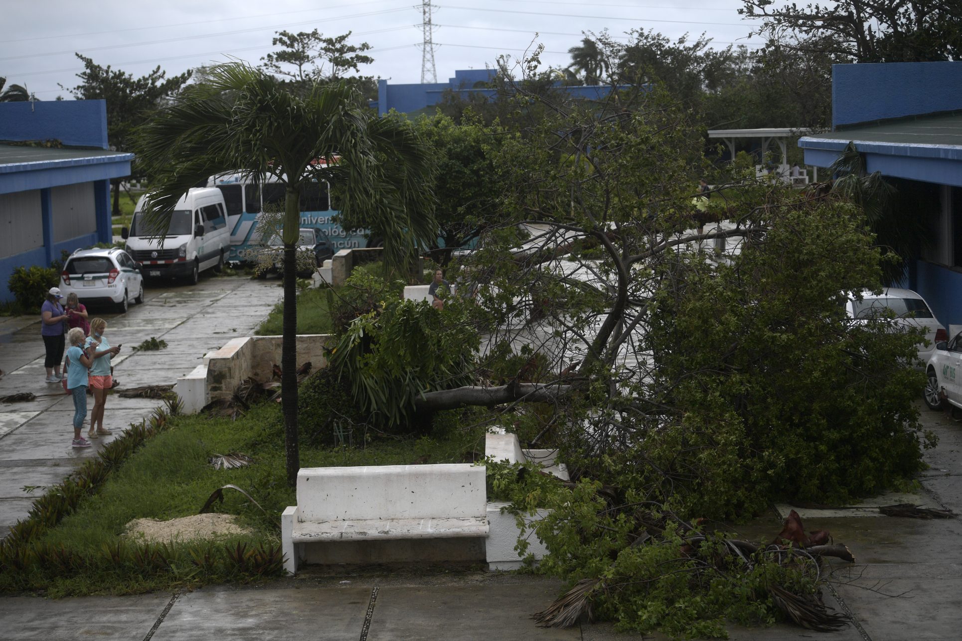 Imágenes de los daños dejados por el huracán Delta en Cancún