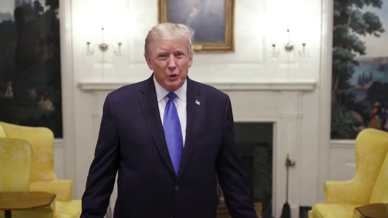 “Creo que estoy muy bien”, dice Trump en un mensaje en video