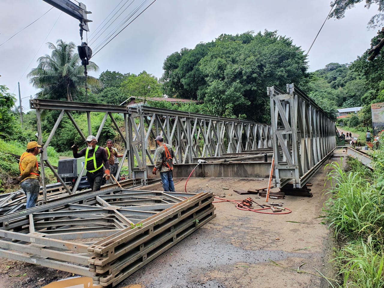 Paso por Sámara será habilitado el fin de semana con puente modular