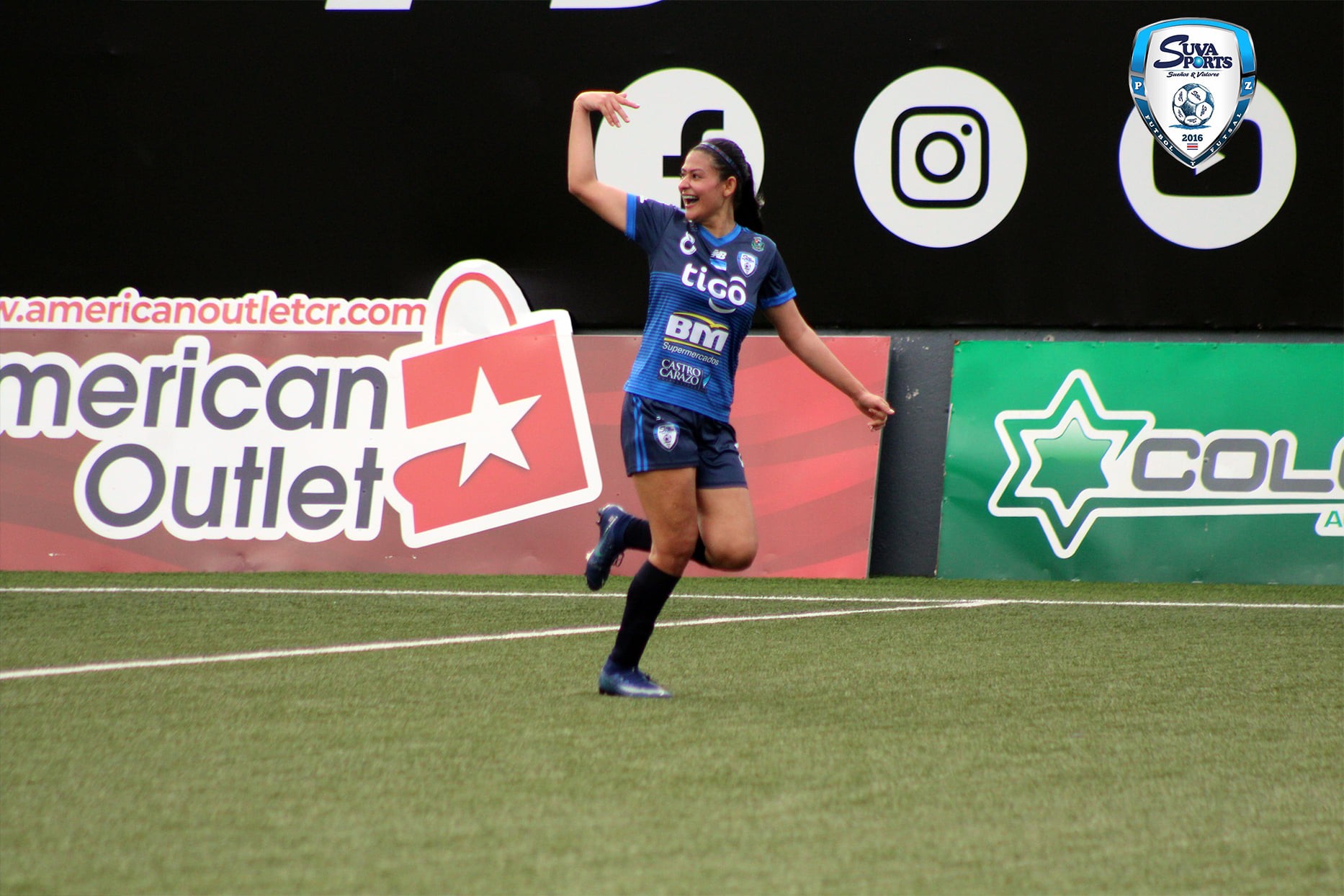 Daniela Aparicio retornó para marcar el gol que mantiene a Suva Sports en primera