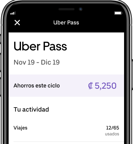 Uber Pass llega a Costa Rica; es una membresía para obtener descuentos