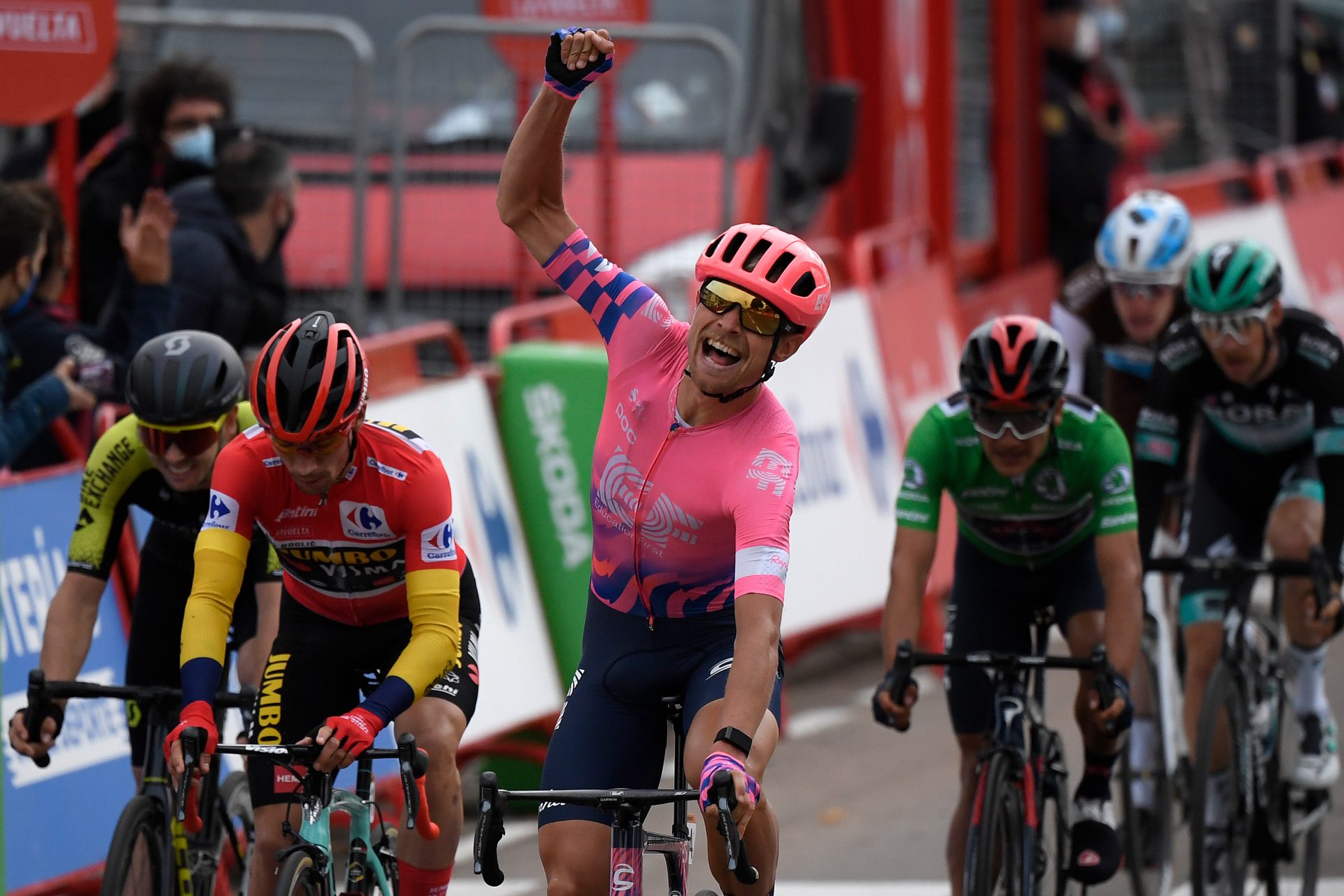 Vuelta a España: Al equipo de Amador solo le queda una oportunidad para ganar