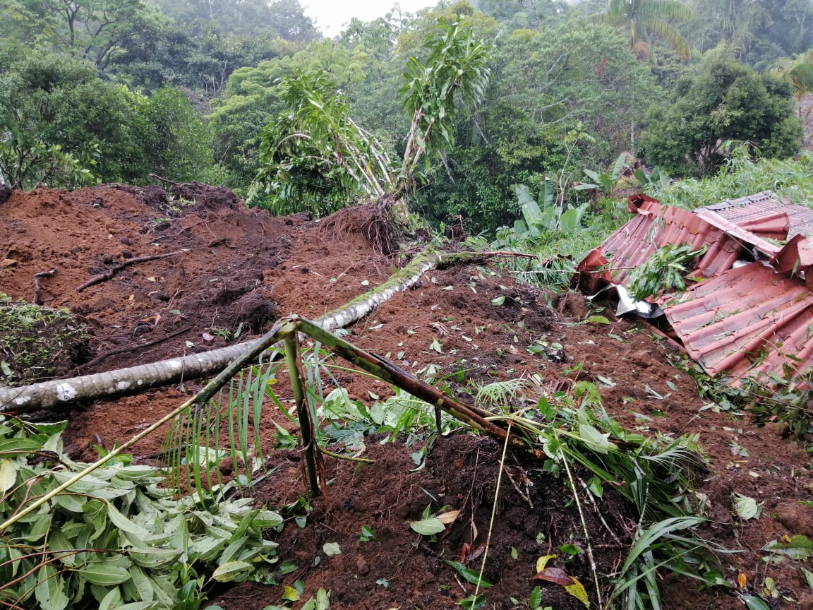 (Video) Eta en Costa Rica: Fallecen dos personas por derrumbe en Coto Brus