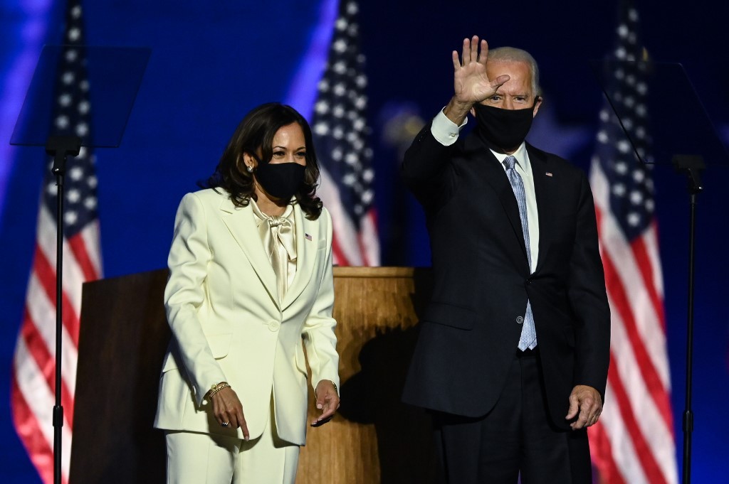 Biden y Harris pudieron, por fin, dar su discurso de triunfo: “Hacer las promesas realidad”