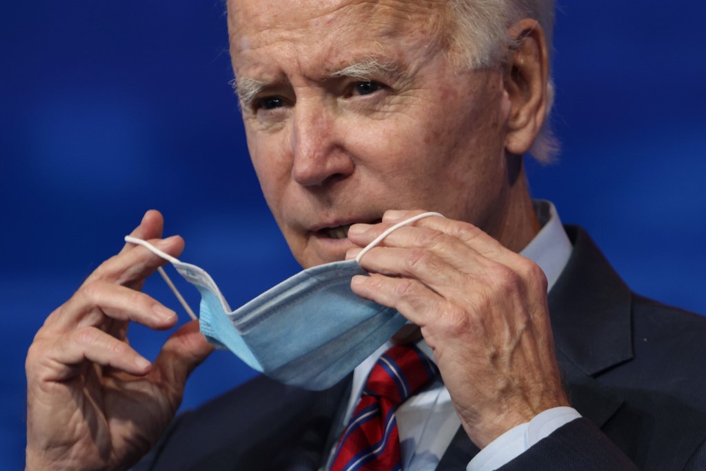 Joe Biden pedirá los estadounidenses que usen mascarilla durante 100 días