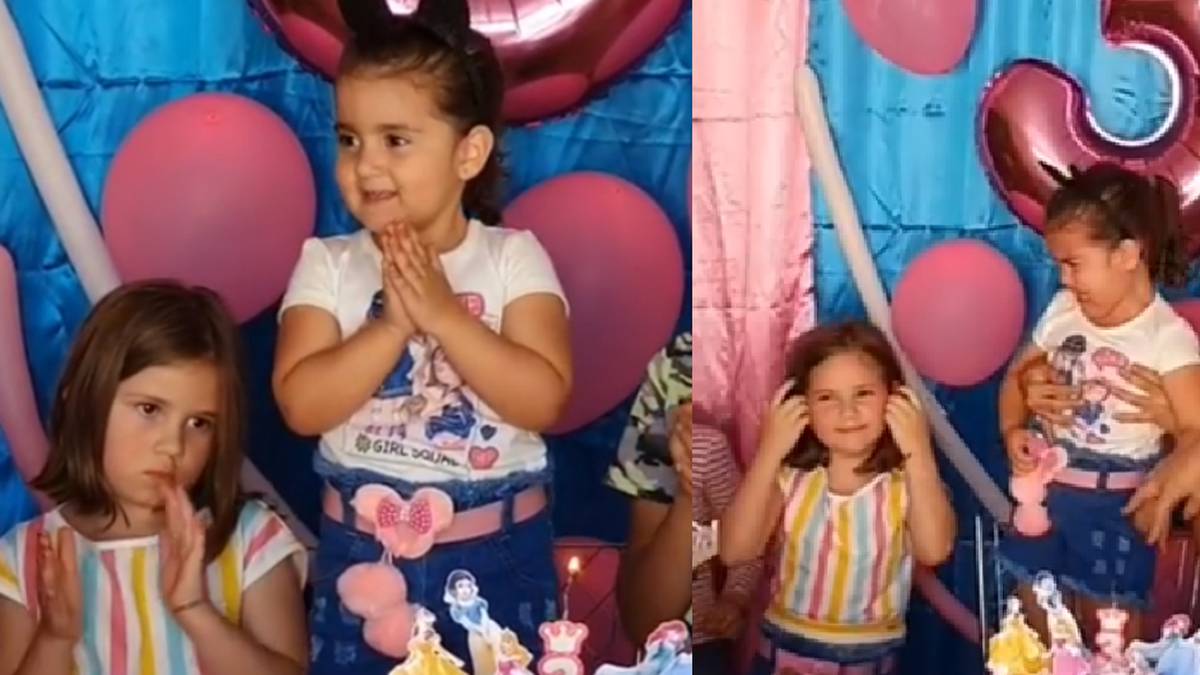 Famosas hermanas del video viral de cumpleaños… le cantan a kölbi