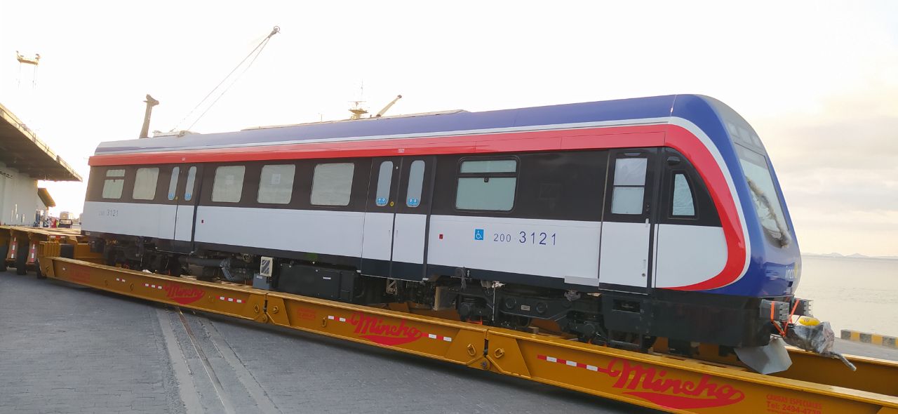 Conozca los nuevos trenes de pasajeros recién llegados de China