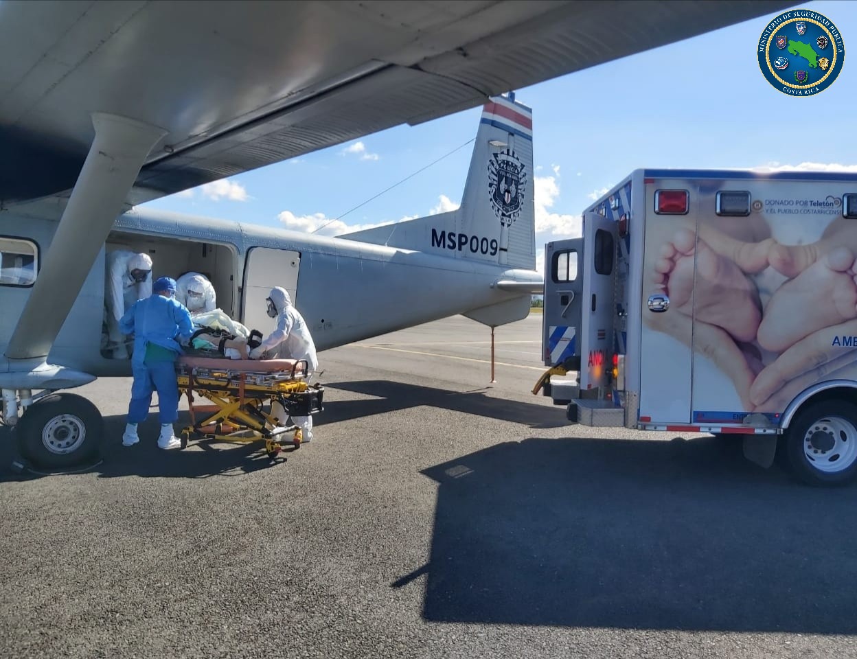 32 pacientes de covid-19 han requerido traslado aéreo para atención hospitalaria