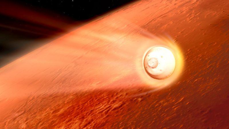 Vea el espectacular video de la NASA del aterrizaje del Perseverance en Marte
