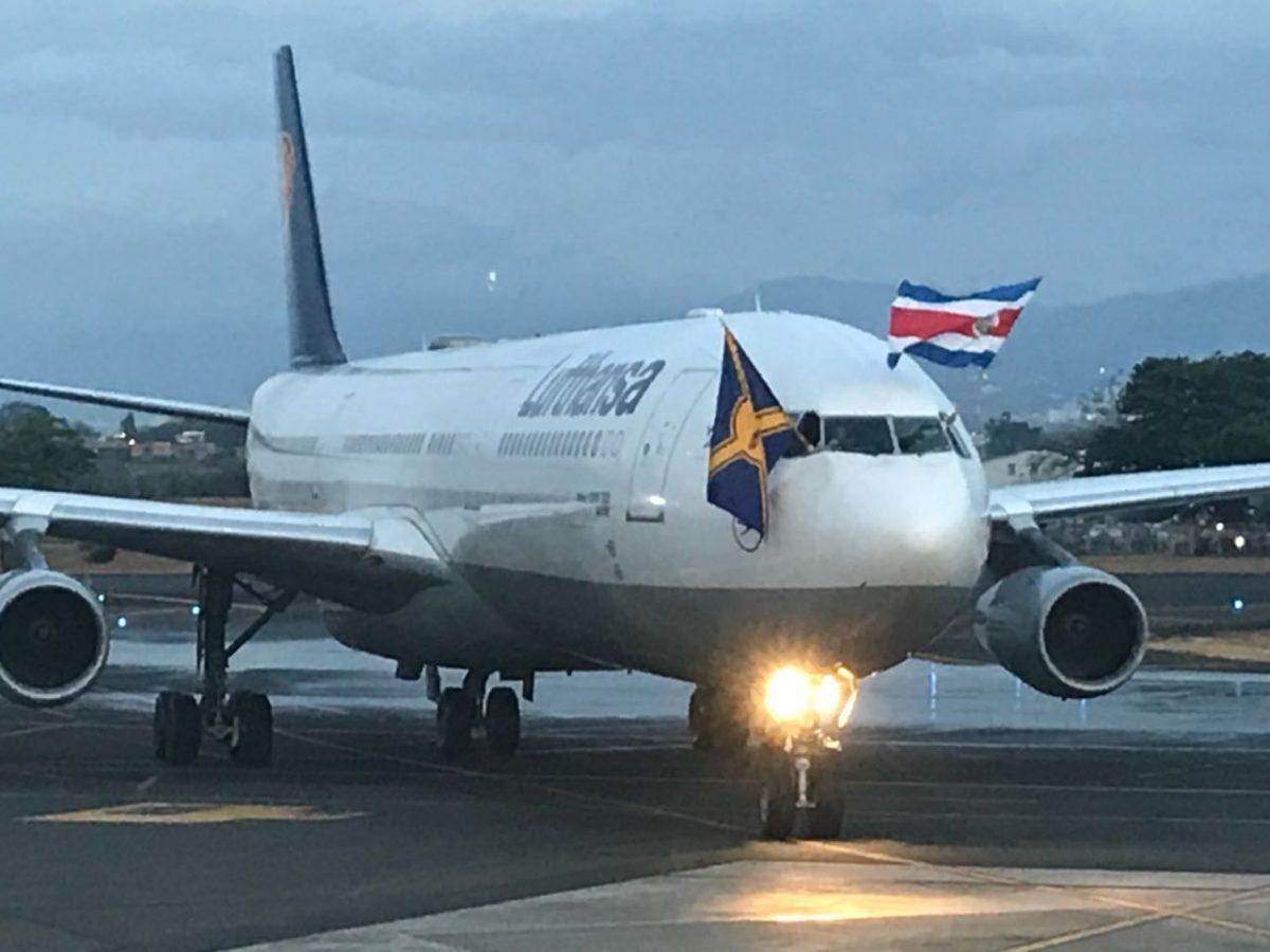 Lufthansa aumentará por un mes sus vuelos semanales desde Fráncfort hacia Costa Rica