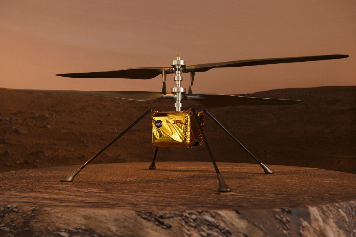 Helicóptero de la NASA realiza un histórico primer vuelo en Marte