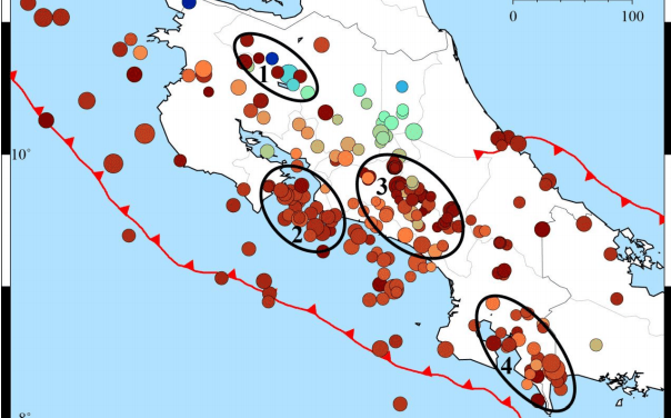 21 sismos sentidos en marzo: Desamparados y Guanacaste registraron aumento de temblores