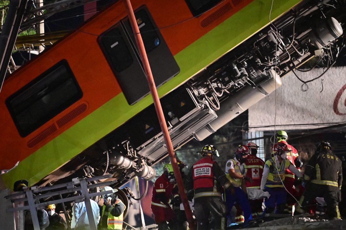 Suben a 23 los muertos tras accidente en el metro de Ciudad de México