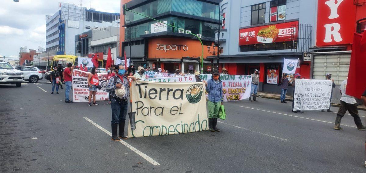 Sindicatos conmemoran el 1 de mayo con actos en San José centro