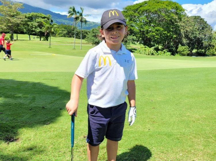 Niño costarricense de 7 años representará al país en Mundial de Golf
