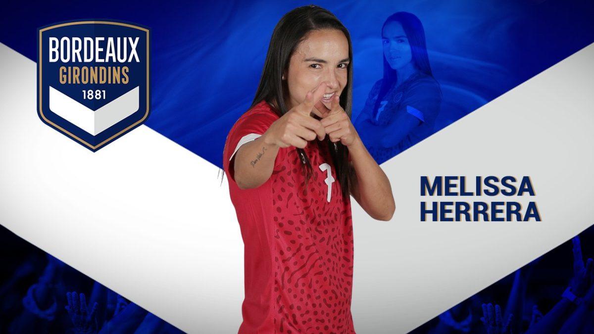 Legionaria Melissa Herrera jugará con el Girondins de Burdeos de la liga francesa