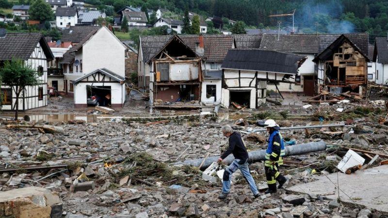 Las impresionantes fotos de las mortales inundaciones en Europa