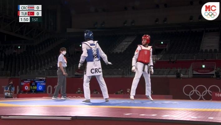Taekwondista Neshy Lee Lindo dice adiós a Tokio dando pelea