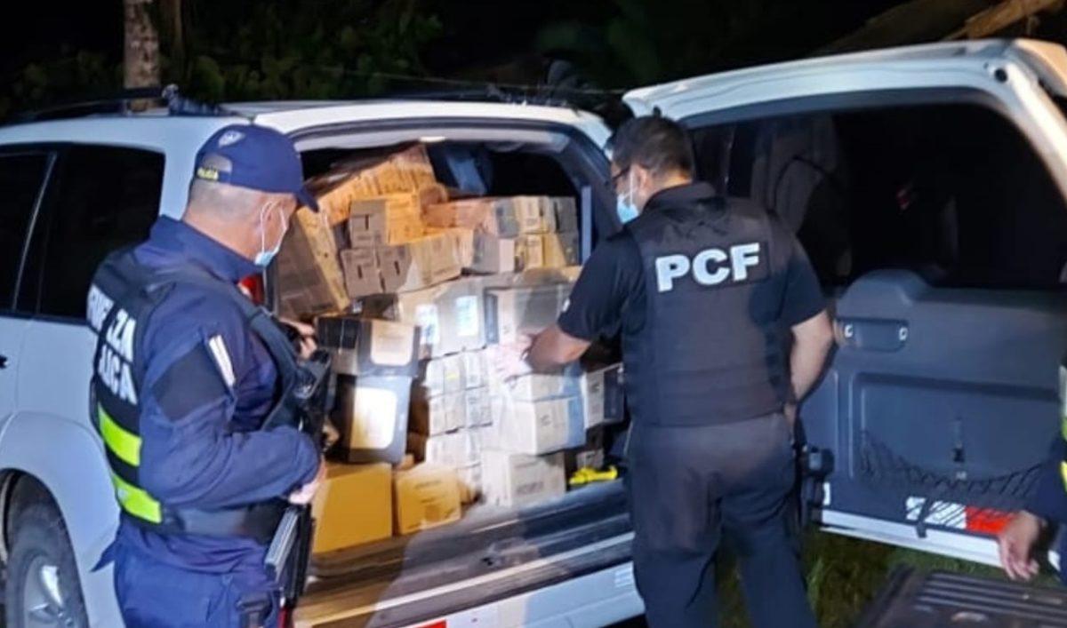 Autoridades decomisaron millones de colones en contrabando durante el fin de semana
