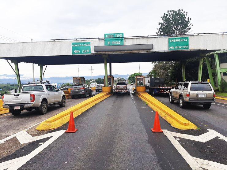 Costo en los peajes de ­la autopista General Cañas y Bernardo Soto bajan entre ¢25 y ¢125