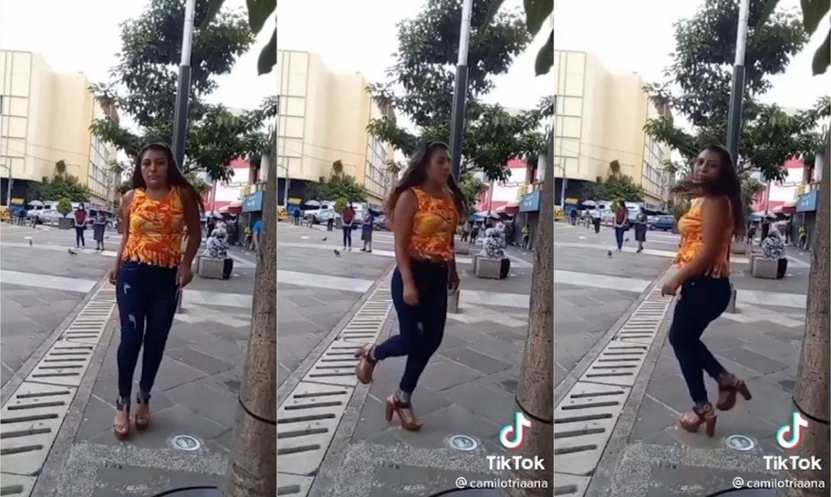 La vendedora salvadoreña que se hizo viral en TikTok con este baile