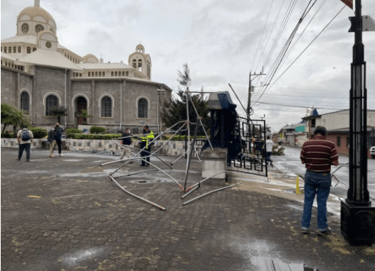 Basílica de Cartago estará cerrada y sin actividades hasta nuevo aviso tras torbellino