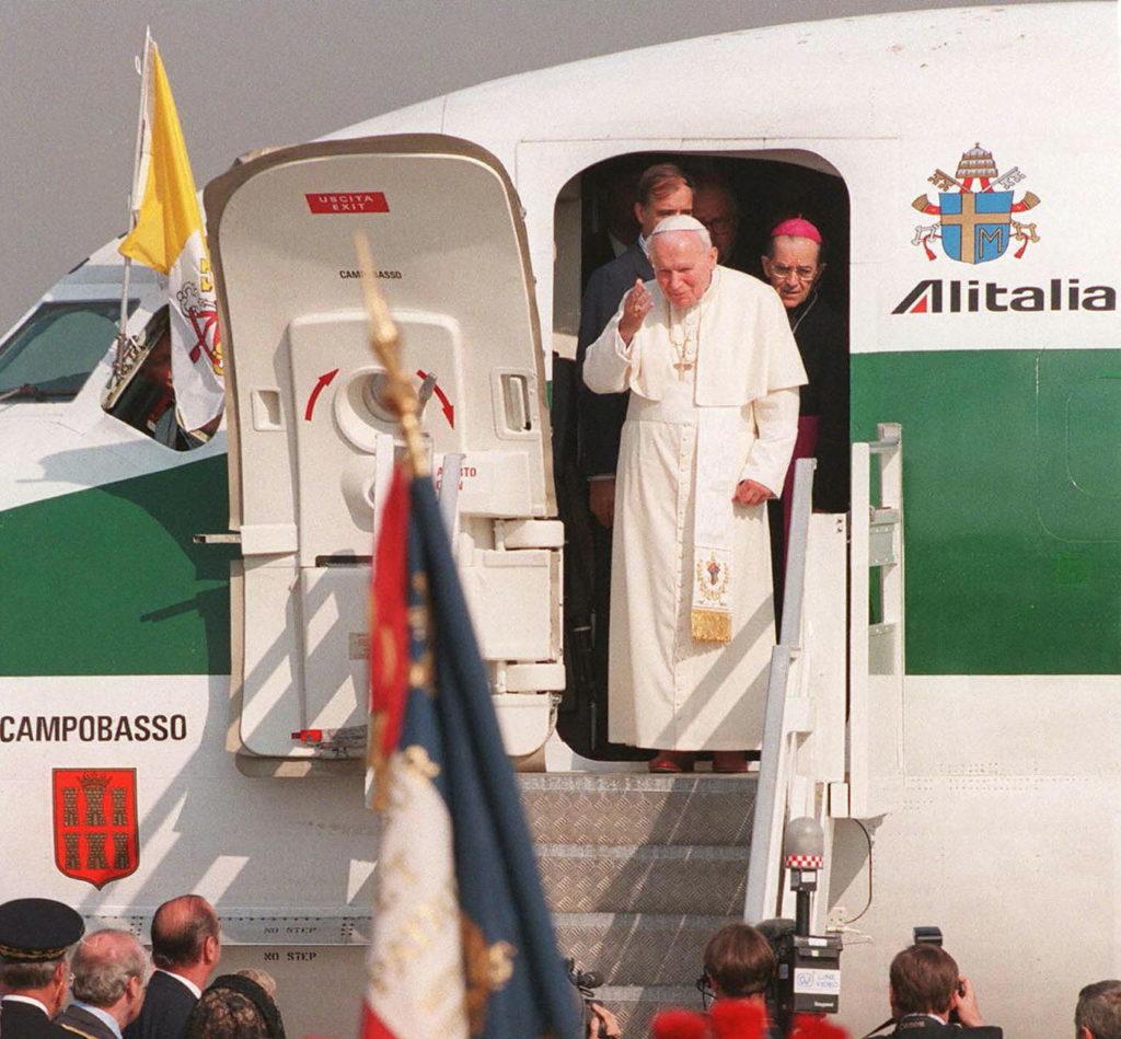 Papa Juan Pablo II Alitalia
