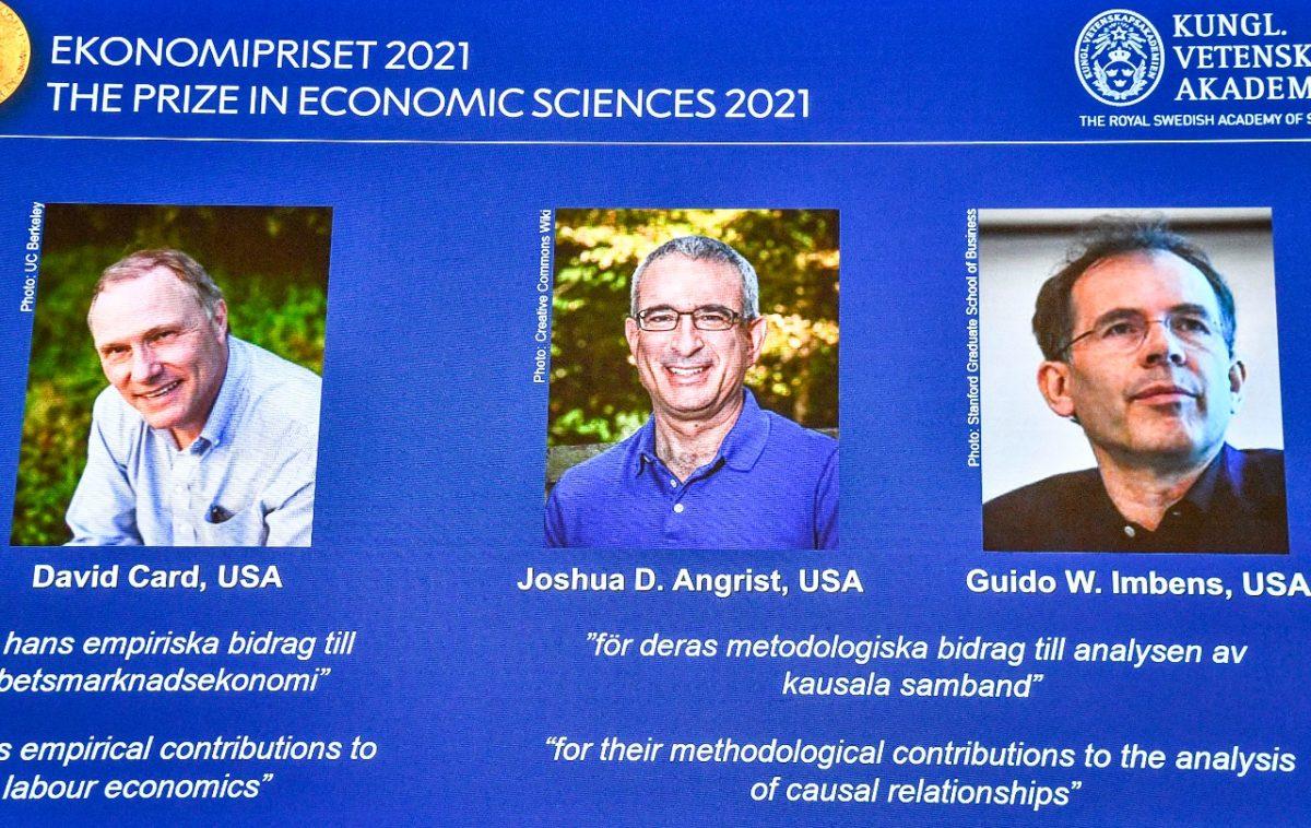 Tres especialistas en “experimentos naturales” ganan Premio Nobel de Economía