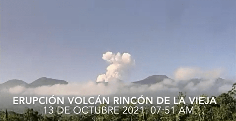 Naturaleza movida: Rincón de la Vieja reporta erupción y réplicas de temblor en Garabito llegan a 4,0