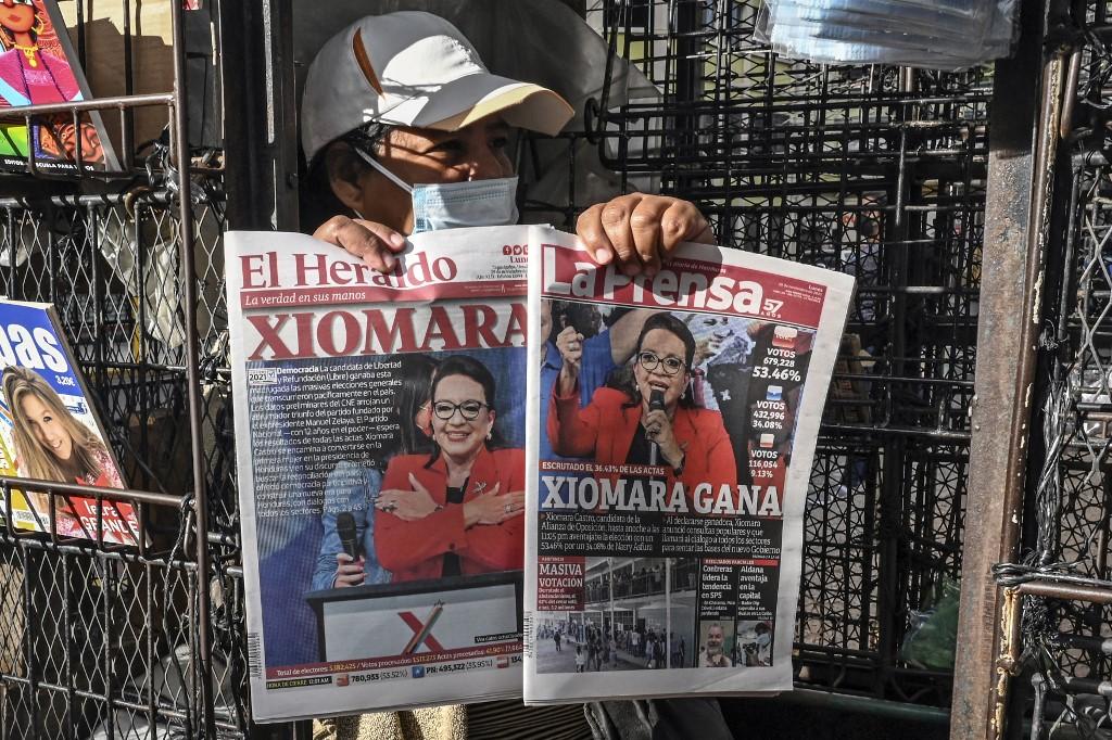 Izquierdista Xiomara Castro reivindica su triunfo como primera presidenta de Honduras