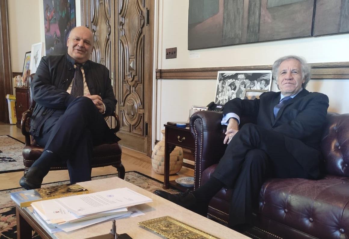 Rodolfo Piza se reunió con secretario general de OEA para detallar su salida de ente regional
