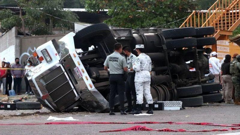 Chiapas: sube a 55 el número de centroamericanos muertos en accidente de tránsito